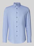 Jake*s Slim Fit Businesshemd aus Baumwolle mit Kentkragen in Royal, Gr...