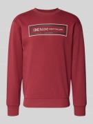 Tom Tailor Denim Regular Fit Sweatshirt aus Baumwoll-Mix in Rostrot, G...