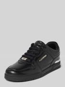 PLEIN SPORT Sneaker aus Leder mit Schnürung Modell 'VIPER II' in Black...