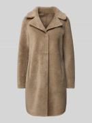 OAKWOOD Mantel mit Wendefunktion Modell 'VENUS' in Taupe, Größe S