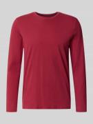 Christian Berg Men Longsleeve mit geripptem Rundhalsausschnitt in Dunk...