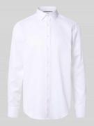 Christian Berg Men Regular Fit Businesshemd aus Baumwolle mit Kentkrag...