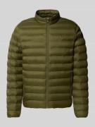 Tommy Hilfiger Regular Fit Steppjacke mit Stehkragen in Gruen, Größe L