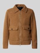 SELECTED HOMME Regular Fit Hemdjacke aus Woll-Mix in Hazel, Größe L