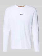 BOSS Orange Regular Fit Langarmshirt aus Baumwoll-Mix Modell 'CHARK' i...
