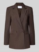 Jake*s Collection Regular Fit Blazer mit Reverskragen in Dunkelbraun, ...