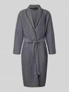 Tommy Hilfiger Regular Fit Bademantel aus reiner Baumwolle in Graphit,...