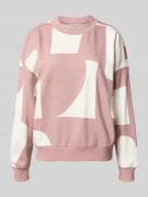 Tom Tailor Denim Loose Fit Sweatshirt aus reiner Baumwolle in Altrosa,...