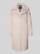 Frieda & Freddies Mantel mit Reverskragen in Sand, Größe 34
