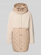 WHITE LABEL Steppjacke mit Fleece und Eingrifftaschen in Ecru, Größe 3...