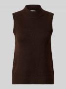 Christian Berg Woman Pullunder mit gerippten Abschlüssen in Schoko, Gr...