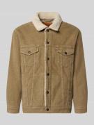 Levi's® Jacke mit Druckknopfleiste in Sand, Größe L