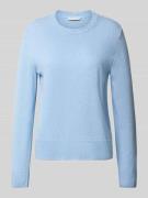 Tom Tailor Regular Fit Strickpullover aus Baumwoll-Kaschmir-Mix in Hel...