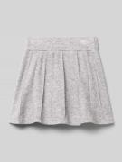 Garcia Minirock mit elastischem Bund in Mittelgrau Melange, Größe 164