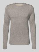 MCNEAL Strickpullover aus Woll-Mix mit Kaschmir-Anteil in Graphit Mela...