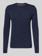 MCNEAL Strickpullover aus Woll-Mix mit Kaschmir-Anteil in Marine Melan...