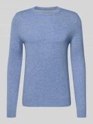 MCNEAL Strickpullover aus Woll-Mix mit Kaschmir-Anteil in Jeansblau Me...