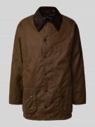 Barbour Jacke mit Pattentaschen Modell 'BEAUFORT' in Mittelbraun, Größ...
