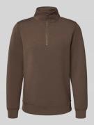 Casual Friday Sweatshirt mit Stehkragen und Reißverschluss Modell 'Seb...