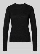 ARMANI EXCHANGE Regular Fit Strickpullover mit Kaschmir-Anteil in Blac...