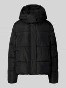 Vila Steppjacke mit Kapuze Modell 'ILJA' in Black, Größe 34