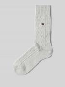 Tommy Hilfiger Socken mit Woll-Anteil in Hellgrau, Größe 39-42
