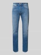 Replay Tapered Fit Jeans im Used-Look Modell 'GROVER' in Jeansblau, Gr...