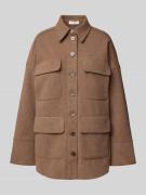 Christian Berg Woman Jacke mit Hemdblusenkragen und Pattentaschen in C...