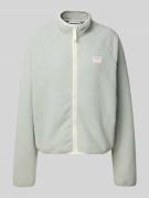 Review Sweatjacke mit Reißverschluss in Bleu, Größe S