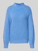 Tom Tailor Regular Fit Strickpullover aus Baumwoll-Mix mit Woll-Anteil...