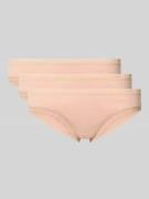 Sloggi Slip mit Häkelspitze Modell 'GO Crush' im 3er-Pack in Beige, Gr...