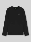 BOSS Green Regular Fit Langarmshirt aus Baumwoll-Mix Modell 'TEE LONG'...