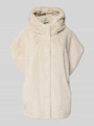 Beaumont Amsterdam Weste mit Kapuze in Offwhite, Größe 38