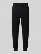 BOSS Relaxed Fit Sweatpants aus Baumwoll-Mix in Black, Größe L
