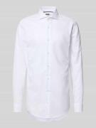 BOSS Slim Fit Businesshemd mit extra langem Arm Modell 'HANK' in Weiss...