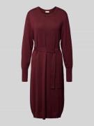 FREE/QUENT Strickkleid aus Viskose-Mix mit Bindegürtel Modell 'Conny' ...