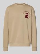 Blend Sweatshirt mit Label-Detail Modell 'FLORIAN' in Beige, Größe 3XL