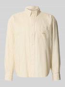 BLKVIS Freizeithemd mit Kentkragen in Offwhite, Größe L