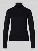 ARMANI EXCHANGE Slim Fit Rollkragenpullover mit Kaschmir-Anteil in Bla...