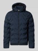 Lerros Regular Fit Steppjacke mit Reißverschlusstaschen in Dunkelblau,...