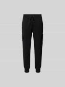 Moose Knuckles Sweatpants mit elastischem Bund in Black, Größe L