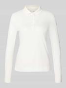 Christian Berg Woman Regular Fit Poloshirt mit Knopfleiste in Offwhite...