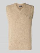 Fynch-Hatton Pullunder aus Woll-Mix mit V-Ausschnitt Modell 'Donegal' ...