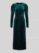 YAS Cocktailkleid aus Samt mit Mohair-Anteil Modell 'HELLA' in Dunkelg...