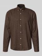 MCNEAL Freizeithemd mit Knopfleiste in Schoko, Größe L