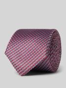 Willen Seidenkrawatte in klassischer Form in Bordeaux, Größe 1