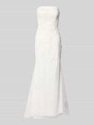 Luxuar Brautkleid im Off-Shoulder-Look in Offwhite, Größe 42