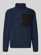 Blend Sweatjacke mit Stehkragen in Royal, Größe 3XL