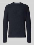 camel active Strickpullover aus Wolle mit Rundhalsausschnitt in Marine...