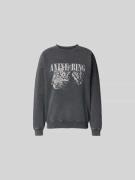 Anine Bing Regular Fit Sweatshirt mit Logo-Print in Black, Größe XS